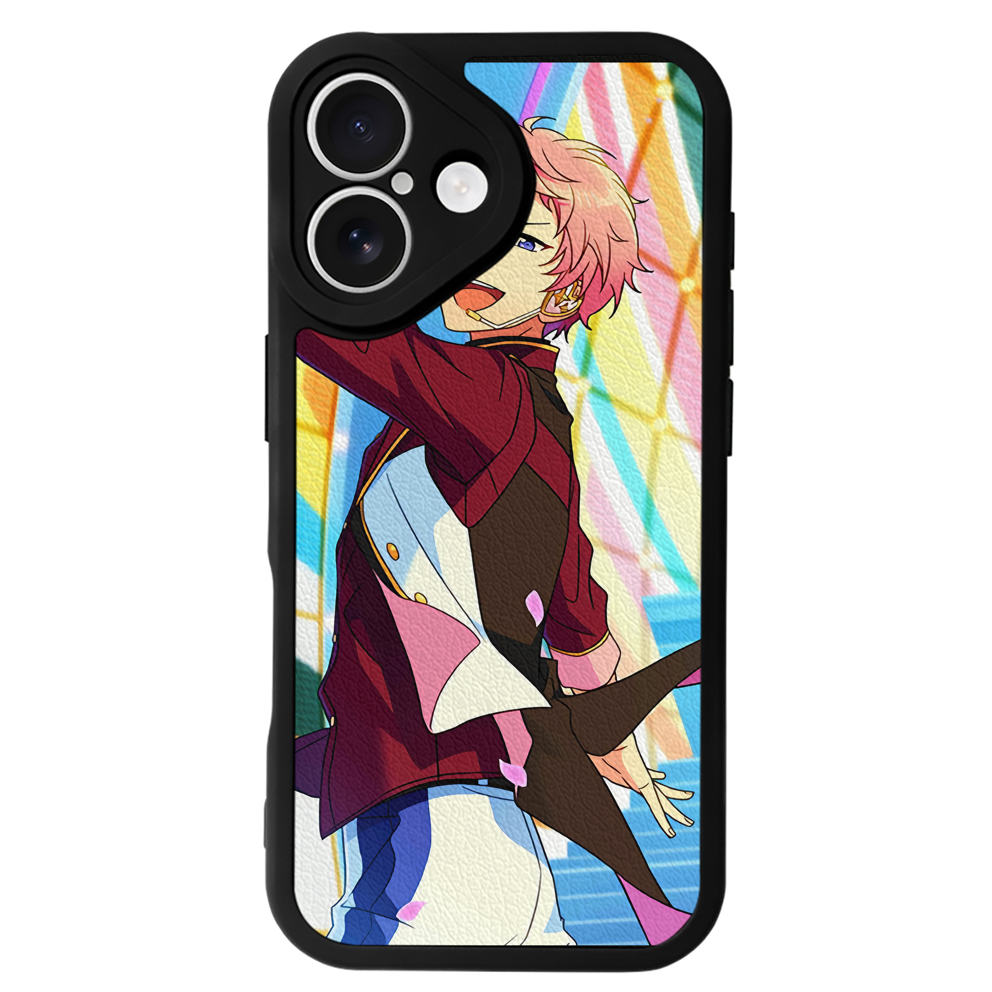 （画像用） あんさんぶるスターズ! Ensemble Stars 【iPhone 16シリーズ対応】シリコンスマホケース（レザー調） 材質：シリコン